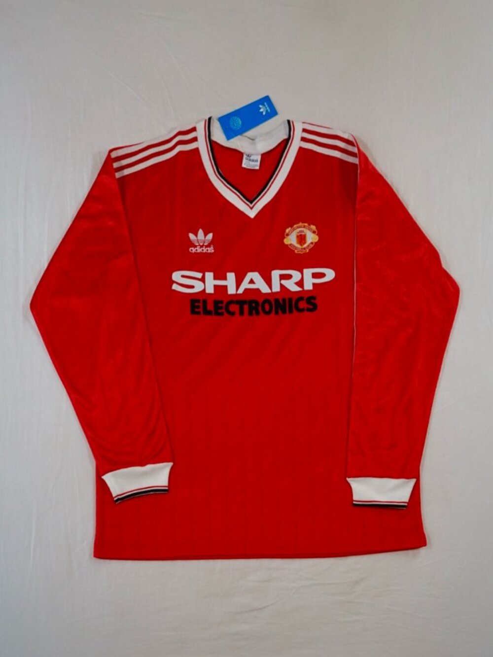 Red Adidas Man United 1982-83 Home Jersey